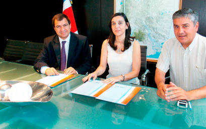 Importante firma de convenio entre Educación, Producción y la Facultad de Ciencias Forestales