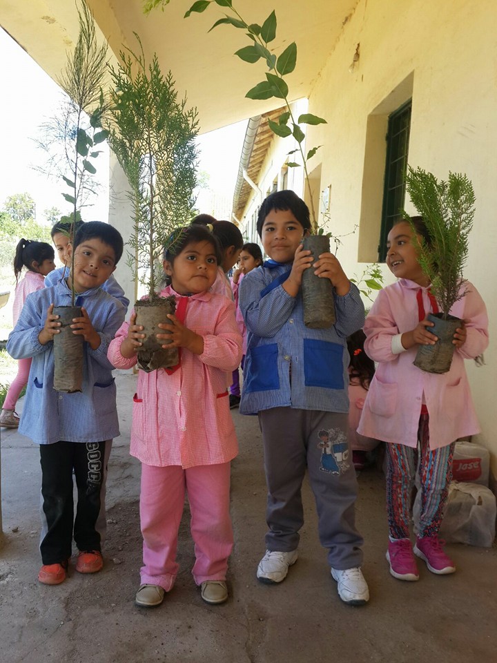 Plantando Futuro visito Jardín de Infantes “Shunko”, localidad de Simbol